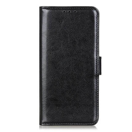 For iPhone 16e Case Crazy Horse Texture PU Leather Phone Stand Cover