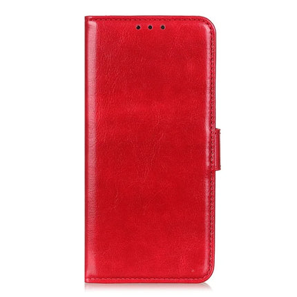 For iPhone 16e Case Crazy Horse Texture PU Leather Phone Stand Cover