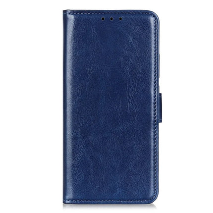 For iPhone 16e Case Crazy Horse Texture PU Leather Phone Stand Cover