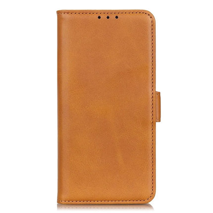 For iPhone 16e Case Stand Cowhide Texture PU Leather Phone Cover