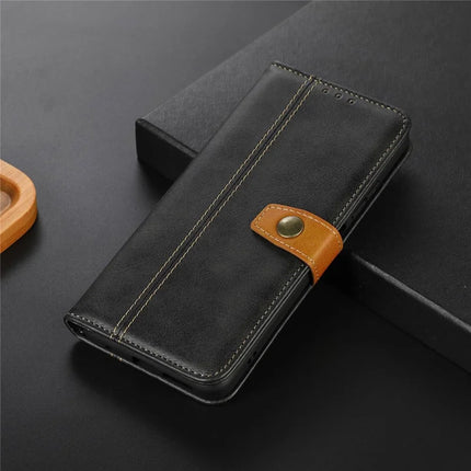 For iPhone 16e Case Calf Texture Flip Leather Phone Cover