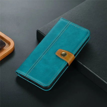 For iPhone 16e Case Calf Texture Flip Leather Phone Cover