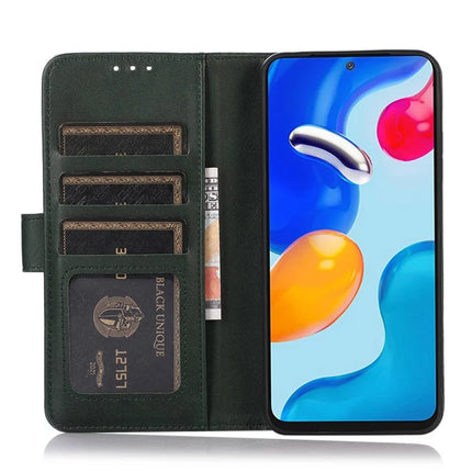 For iPhone 16e Case Cowhide Texture Leather Wallet Phone Cover with Stand