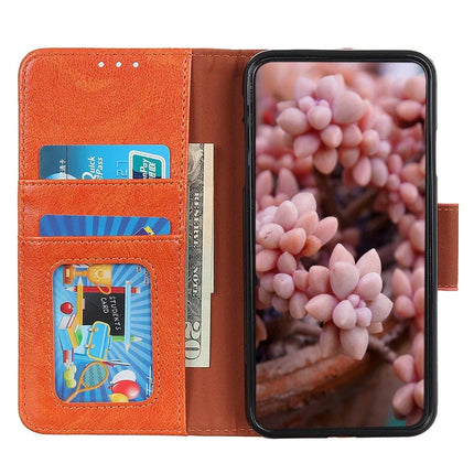 For iPhone 16e Case Nappa Texture Split Leather Wallet Phone Cover