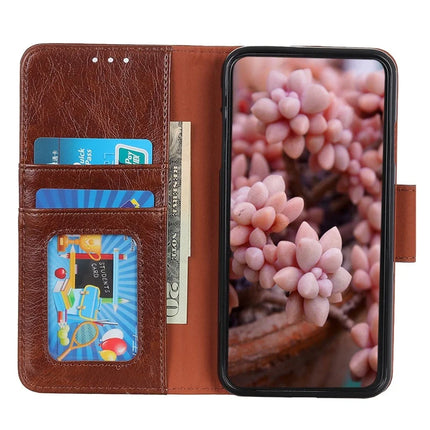 For iPhone 16e Case Nappa Texture Split Leather Wallet Phone Cover