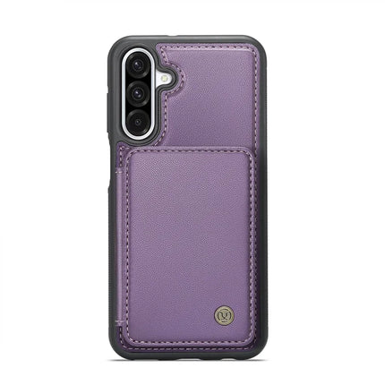 For Samsung Galaxy A36 5G Case JEEHOOD J05 Leather Mobile Cover with Detachable Magnetic Card Bag