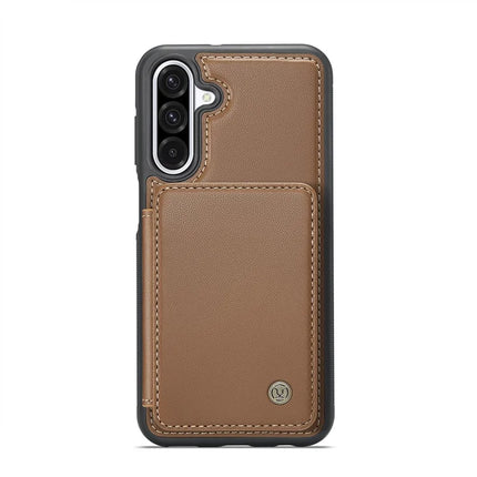 For Samsung Galaxy A36 5G Case JEEHOOD J05 Leather Mobile Cover with Detachable Magnetic Card Bag