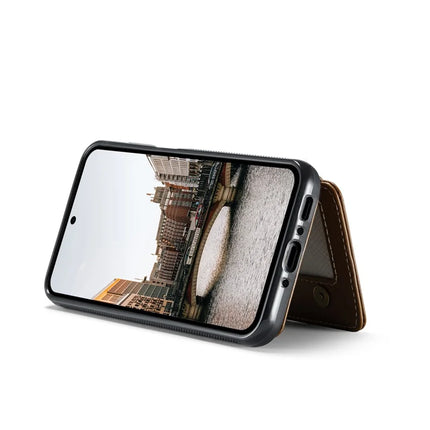 For Samsung Galaxy A36 5G Case JEEHOOD J05 Leather Mobile Cover with Detachable Magnetic Card Bag