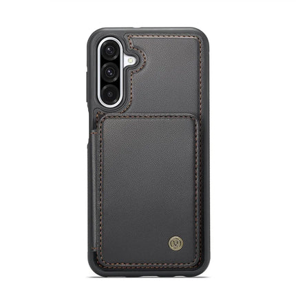 For Samsung Galaxy A56 5G Case JEEHOOD J05 Leather Mobile Cover with Detachable Magnetic Card Bag