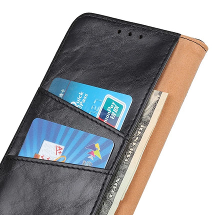 For iPhone 16e Case Crazy Horse Texture Split Leather Wallet Phone Cover