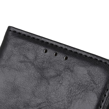 For iPhone 16e Case Crazy Horse Texture Split Leather Wallet Phone Cover