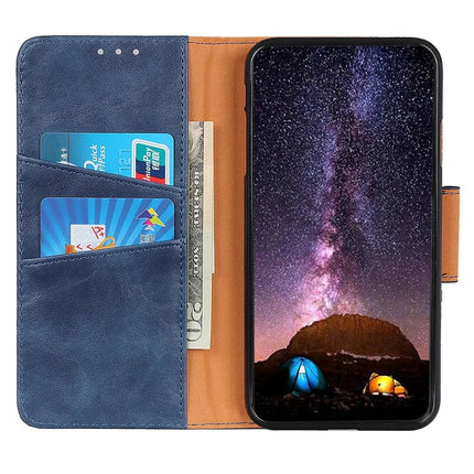 For iPhone 16e Case Crazy Horse Texture Split Leather Wallet Phone Cover