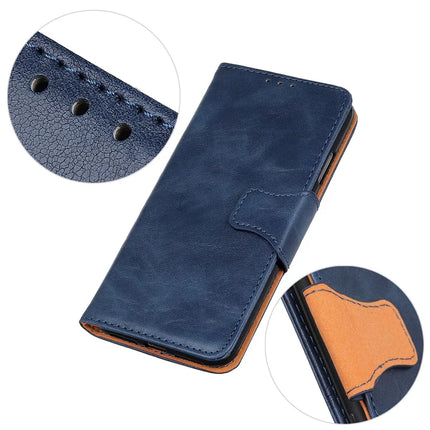 For iPhone 16e Case Crazy Horse Texture Split Leather Wallet Phone Cover