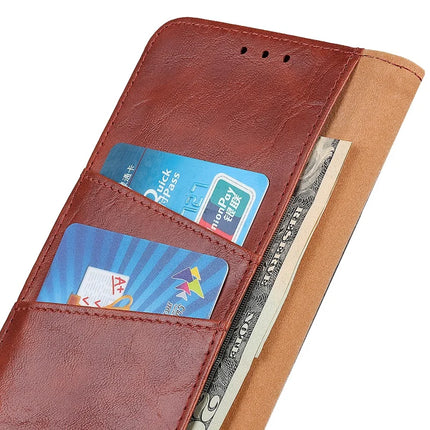 For iPhone 16e Case Crazy Horse Texture Split Leather Wallet Phone Cover