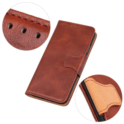 For iPhone 16e Case Crazy Horse Texture Split Leather Wallet Phone Cover