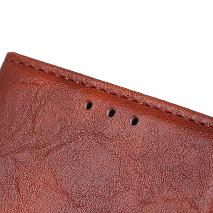 For iPhone 16e Case Crazy Horse Texture Split Leather Wallet Phone Cover