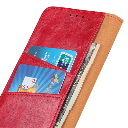 For iPhone 16e Case Crazy Horse Texture Split Leather Wallet Phone Cover
