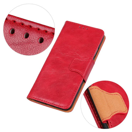 For iPhone 16e Case Crazy Horse Texture Split Leather Wallet Phone Cover