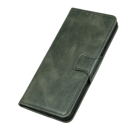 For iPhone 16e Case RFID Blocking Genuine Cow Leather Wallet Phone Cover