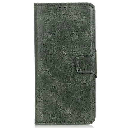For iPhone 16e Case RFID Blocking Genuine Cow Leather Wallet Phone Cover