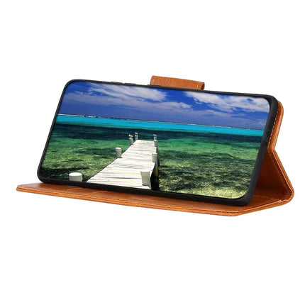 For iPhone 16e Case RFID Blocking Genuine Cow Leather Wallet Phone Cover