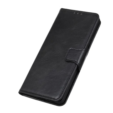 For iPhone 16e Case RFID Blocking Genuine Cow Leather Wallet Phone Cover