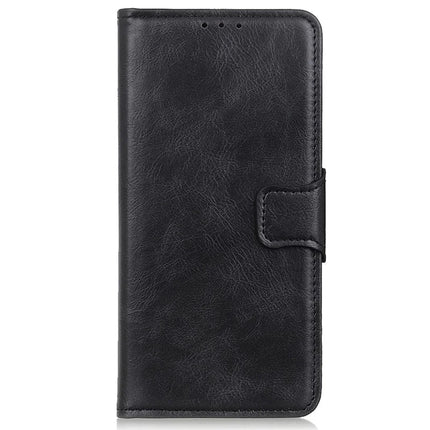 For iPhone 16e Case RFID Blocking Genuine Cow Leather Wallet Phone Cover