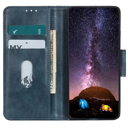 For iPhone 16e Case RFID Blocking Genuine Cow Leather Wallet Phone Cover