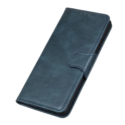 For iPhone 16e Case RFID Blocking Genuine Cow Leather Wallet Phone Cover