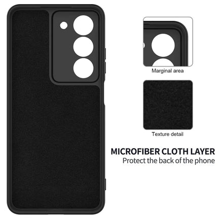For Realme V60 Pro / Realme 14x 5G Liquid Silicone Case Phone Back Cover with Hand Strap