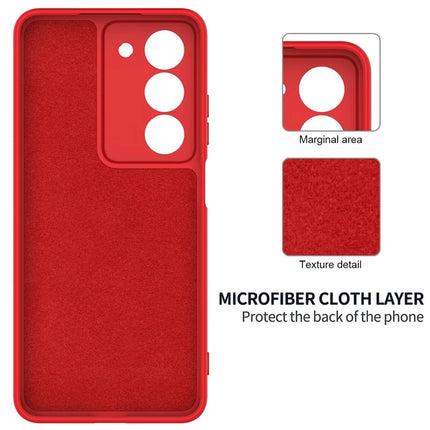 For Realme V60 Pro / Realme 14x 5G Liquid Silicone Case Phone Back Cover with Hand Strap