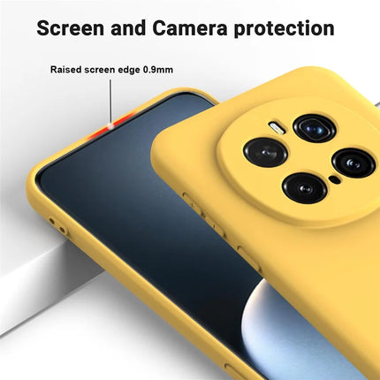 For Honor Magic7 Pro 5G Liquid Silicone Case Phone Back Cover with Hand Strap