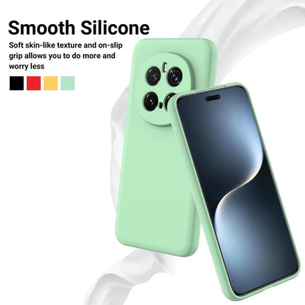 For Honor Magic7 Pro 5G Liquid Silicone Case Phone Back Cover with Hand Strap