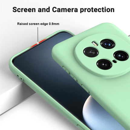 For Honor Magic7 Pro 5G Liquid Silicone Case Phone Back Cover with Hand Strap