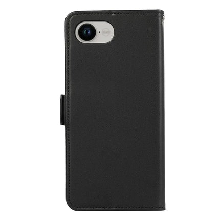 ABEEL For iPhone 16e Case Leather Phone Cover with RFID Blocking Wallet