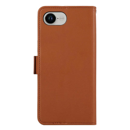 ABEEL For iPhone 16e Case Leather Phone Cover with RFID Blocking Wallet