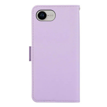 ABEEL For iPhone 16e Case Leather Phone Cover with RFID Blocking Wallet