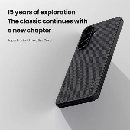 NILLKIN Frosted Shield Pro For Samsung Galaxy A56 5G Case Matte PC + TPU Phone Cover
