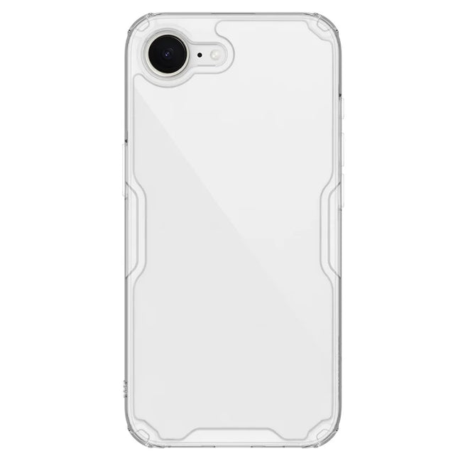 NILLKIN Nature Pro Series For iPhone 16e Case PC + TPU Anti-Scratch Clear Back Cover
