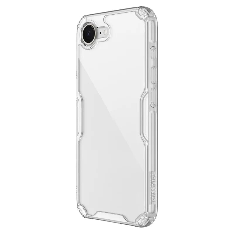 ShopCaseCart Shockproof Premium iPhone 16e Protective cover PC + TPU Anti-Scratch Clear Back Guard