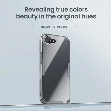 NILLKIN Nature Pro Series For iPhone 16e Case PC + TPU Anti-Scratch Clear Back Cover