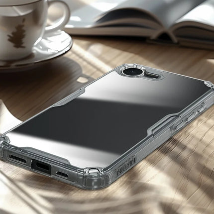 NILLKIN Nature Pro Series For iPhone 16e Case PC + TPU Anti-Scratch Clear Back Cover