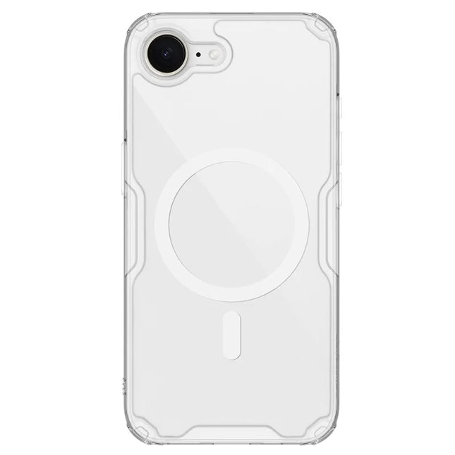 NILLKIN Nature Pro Series for iPhone 16e Case Compatible with MagSafe TPU + PC Ultra Clear Phone Case