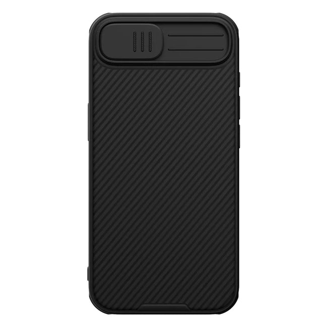 NILLKIN Camshield Pro Series for iPhone 16e Case PC + TPU Slide Camera Lid Phone Cover - Black