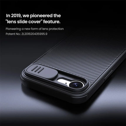 NILLKIN Camshield Pro Series for iPhone 16e Case PC + TPU Slide Camera Lid Phone Cover
