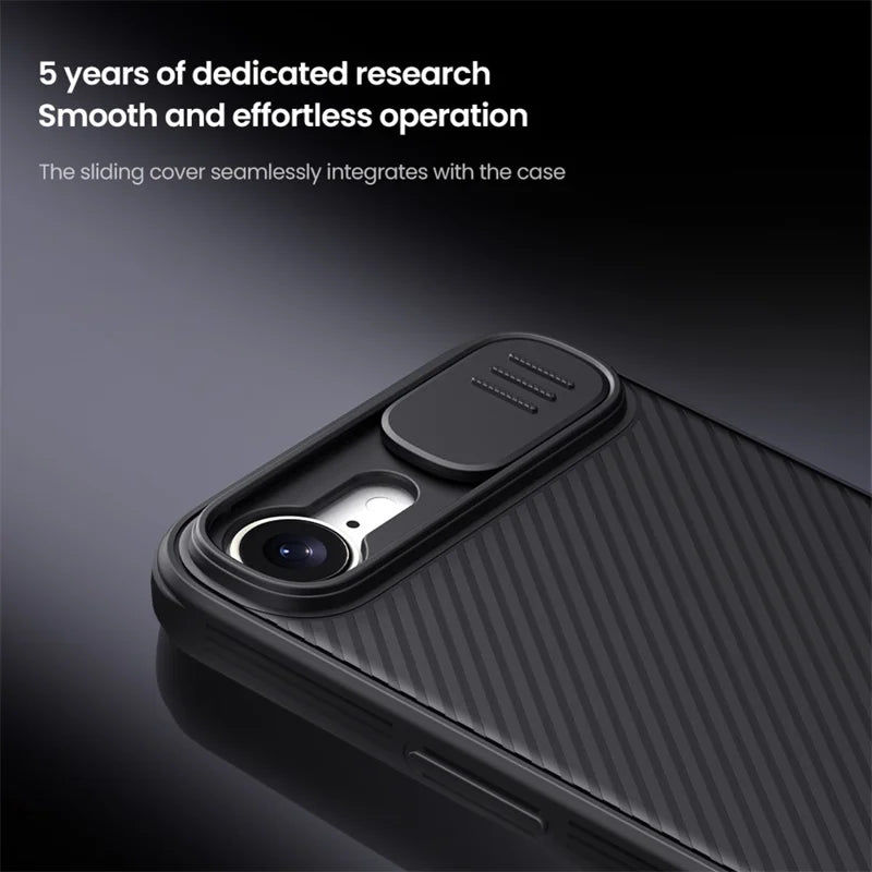 ShopCaseCart Magnetic Cover iPhone 16e Protective cover Compatible with MagSafe TPU + PC Phone Guard with Slider Camera
