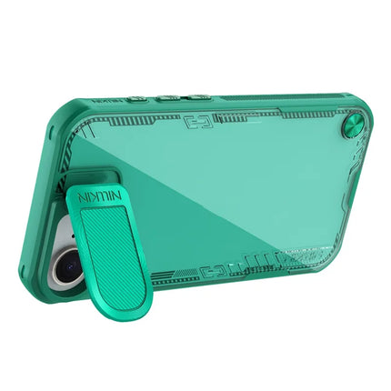 NILLKIN Iceblade Prop For iPhone 16e Case Lens Cover Kickstand PC + TPU Phone Cover