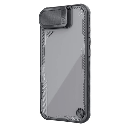 NILLKIN Iceblade Prop For iPhone 16e Case Lens Cover Kickstand PC + TPU Phone Cover