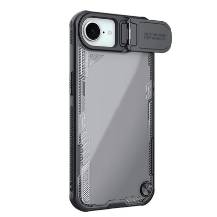 NILLKIN Iceblade Prop For iPhone 16e Case Lens Cover Kickstand PC + TPU Phone Cover