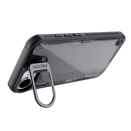 NILLKIN Iceblade Prop For iPhone 16e Case Lens Frame Kickstand PC + TPU Phone Cover